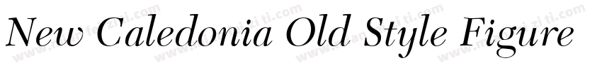 New Caledonia Old Style Figures字体转换